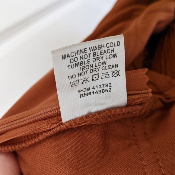 FASHION nova part crasher fringe romper copper brown size XL @L1 - Picture 4 of 11